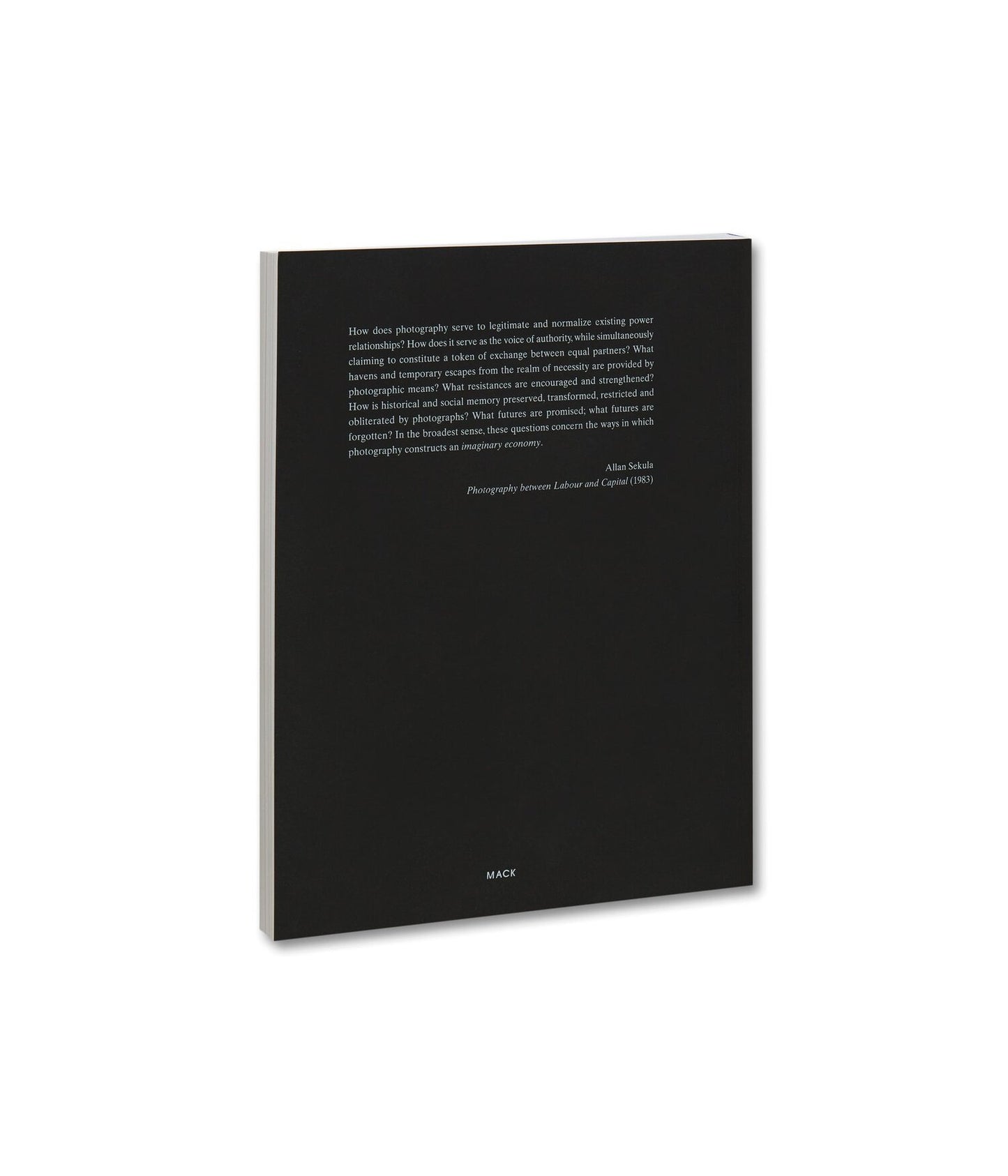 Allan Sekula. Art Isn't Fair: Further Essays on the Traffic in Photographs and Related Media