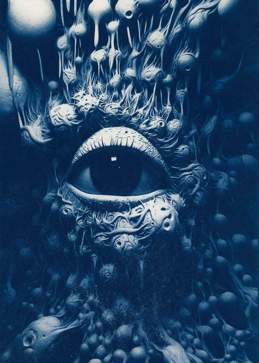 Poster: Kristīne Krauze-Slucka, Cyanotype
