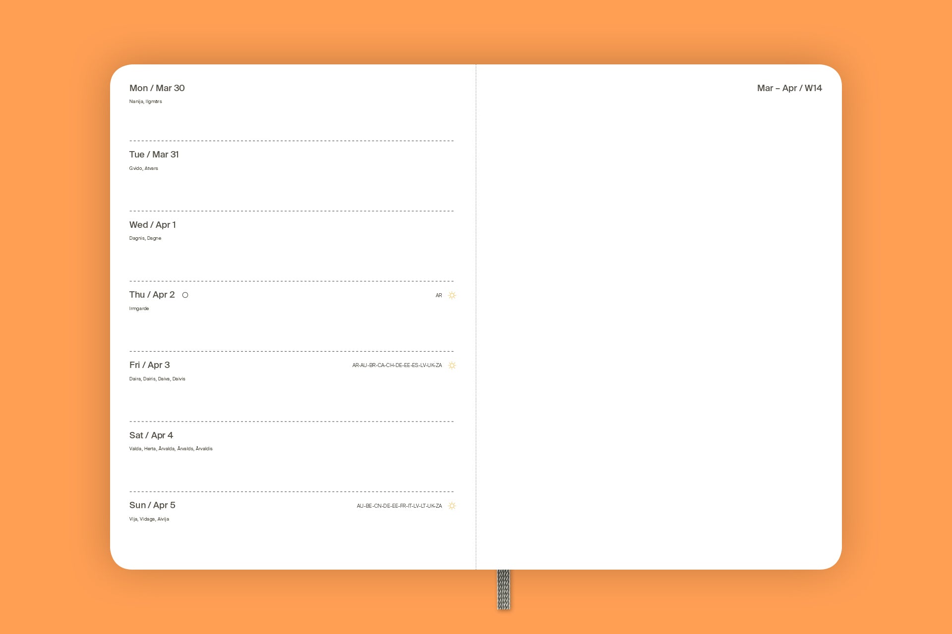 ISSP Weekly Planner 2026 – ISSP Shop